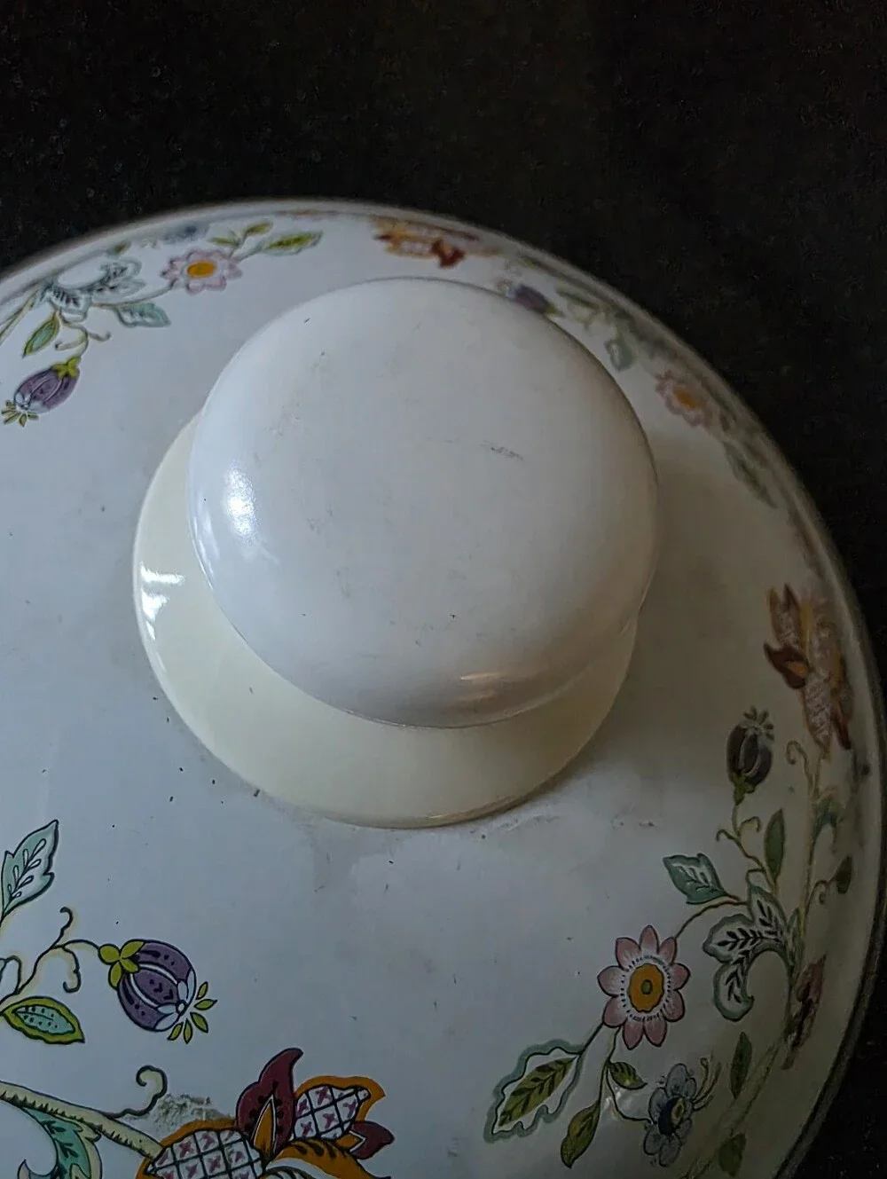 Minton Prinz HADDON HALL 1.5 QT Covered Casserole Stove Top Enameled Pan GERMANY